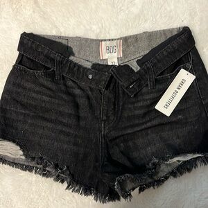 BDG black jean shorts size 27